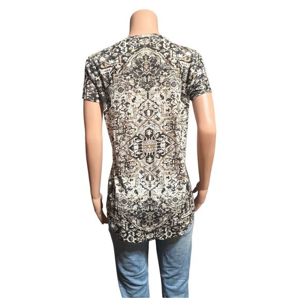 Lucky brand women short sleeve scoop neck graphic tee L - Picture 3 of 6